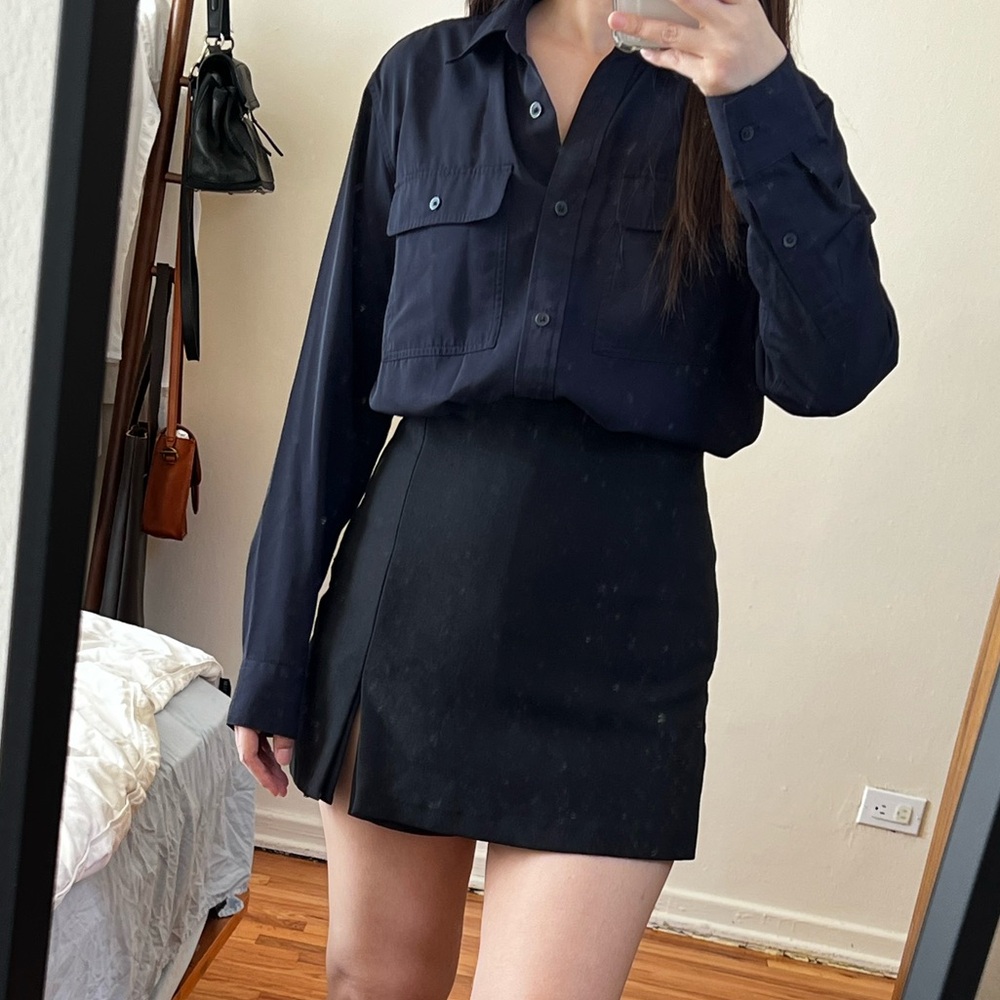 Zara Black Skort